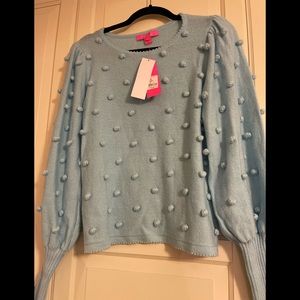 Lilly Pulitzer 🦄🦄NWT Kippa Sweater in Ravello Blue size small